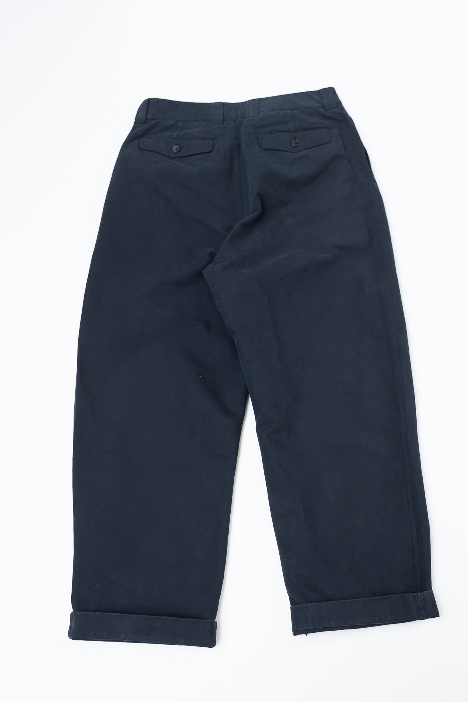 M-C-003 - Officer Chino Nebraska Cotton - Inkt Blue