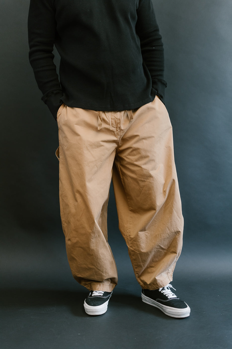 M-C-004 - Sultan Pants Fine Broken Twill - Almond