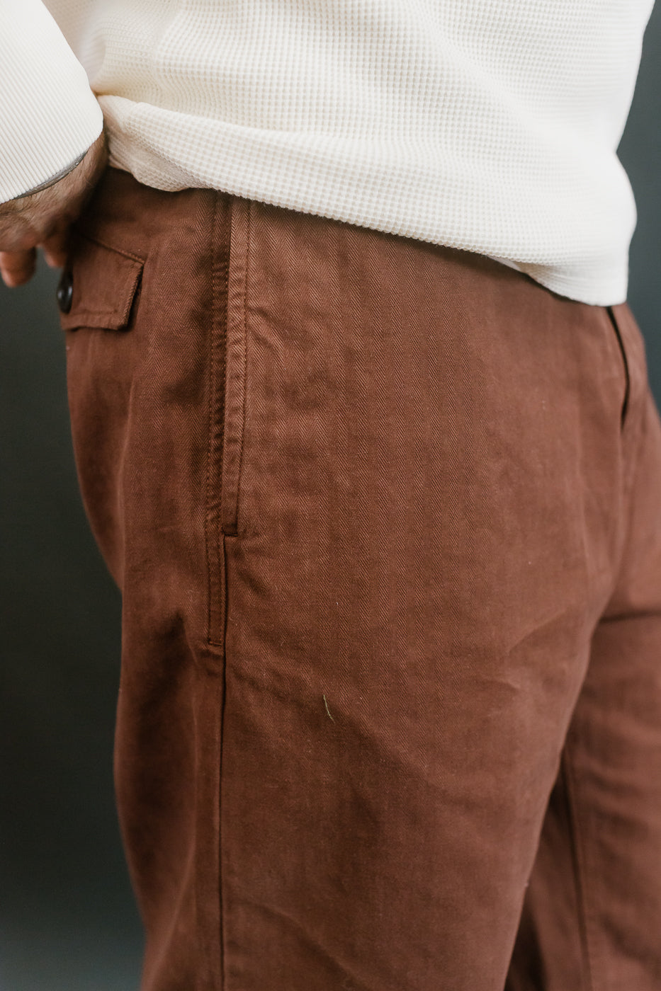 M-C-008 - Frisco Chino HBT - Chocolate