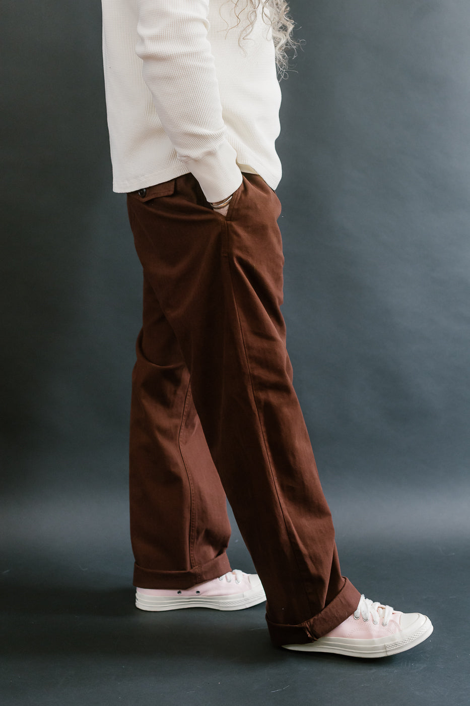 M-C-008 - Frisco Chino HBT - Chocolate