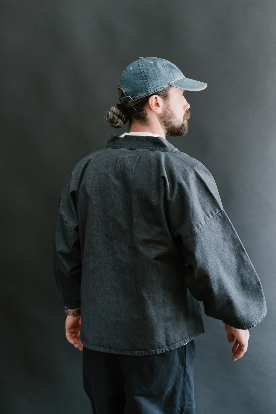 M-I-008 - Shogun Kimono Griffin Denim - Asphalt