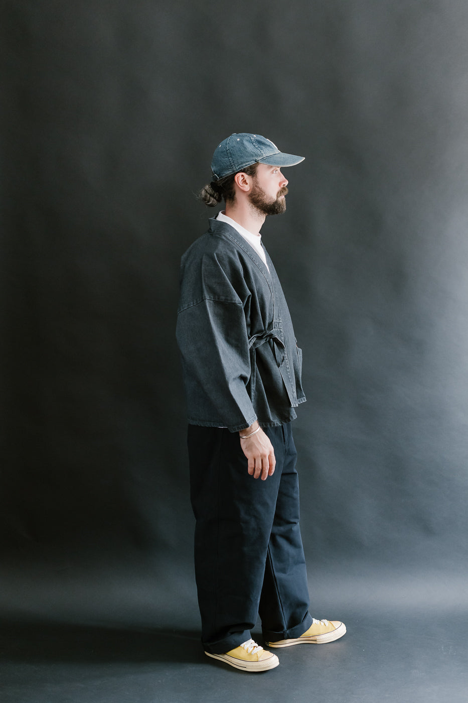 M-I-008 - Shogun Kimono Griffin Denim - Asphalt
