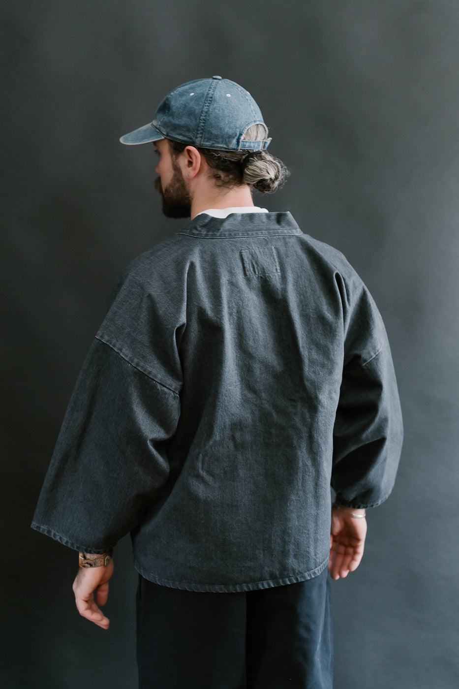 M-I-008 - Shogun Kimono Griffin Denim - Asphalt
