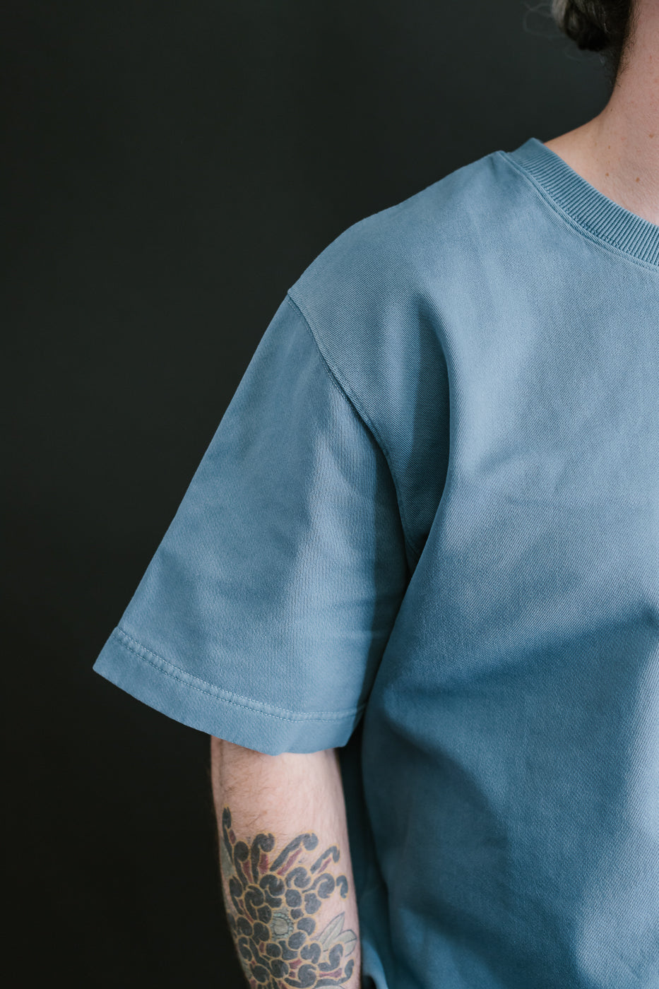M-J-0001 - Power T Twill Jersey - Gaz Blue