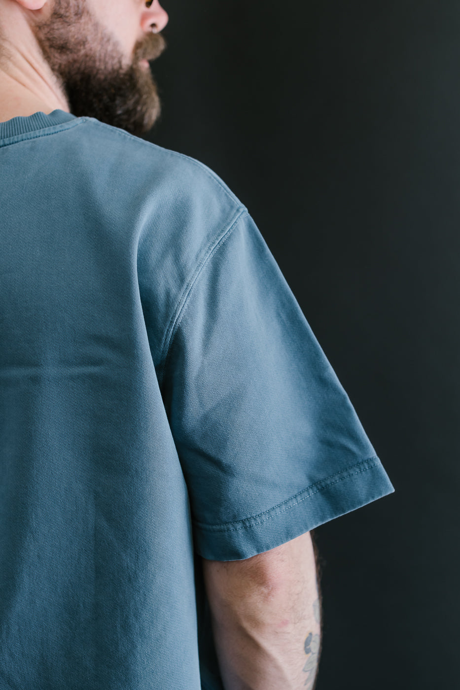 M-J-0001 - Power T Twill Jersey - Gaz Blue