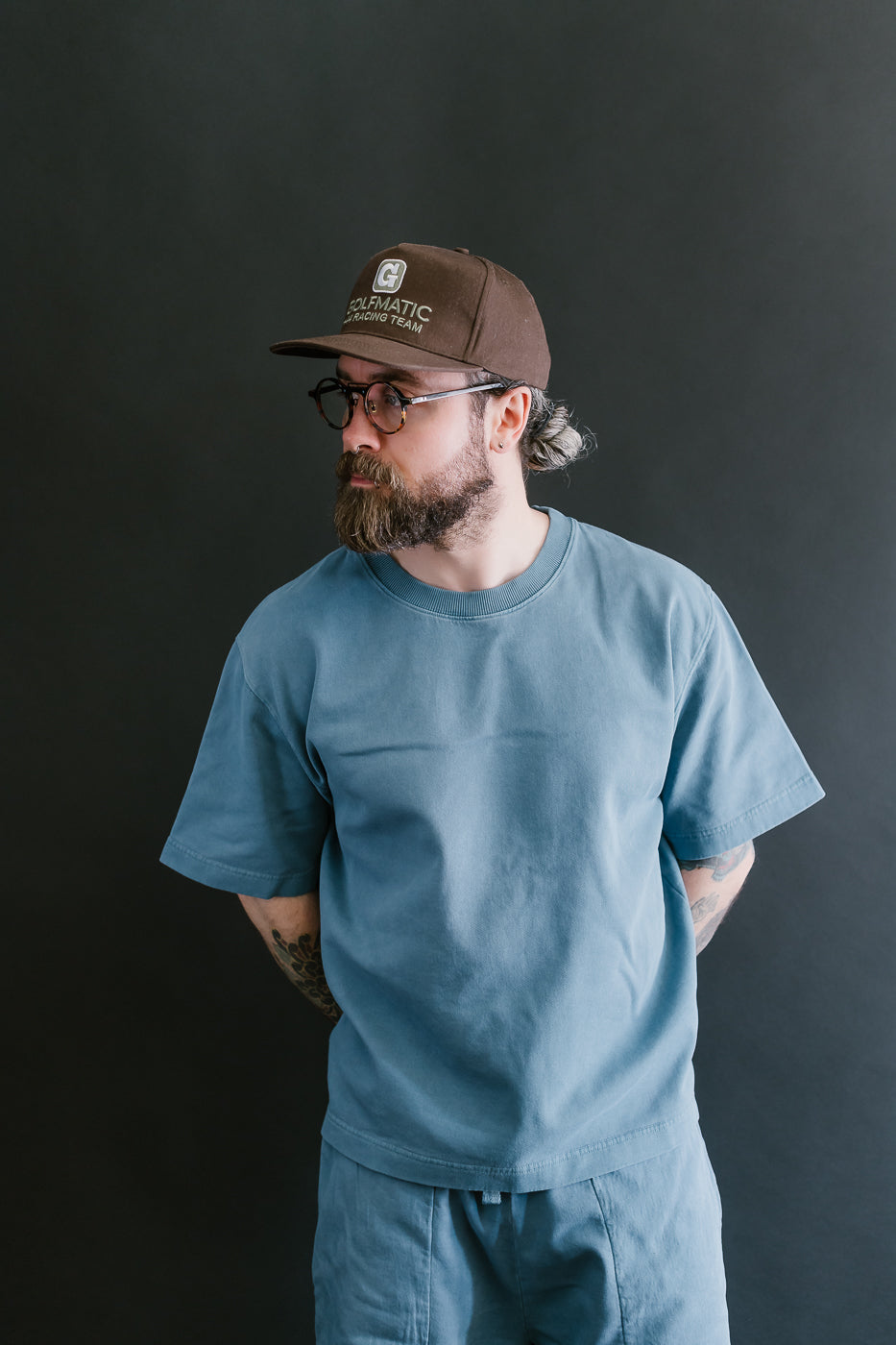 M-J-0001 - Power T Twill Jersey - Gaz Blue