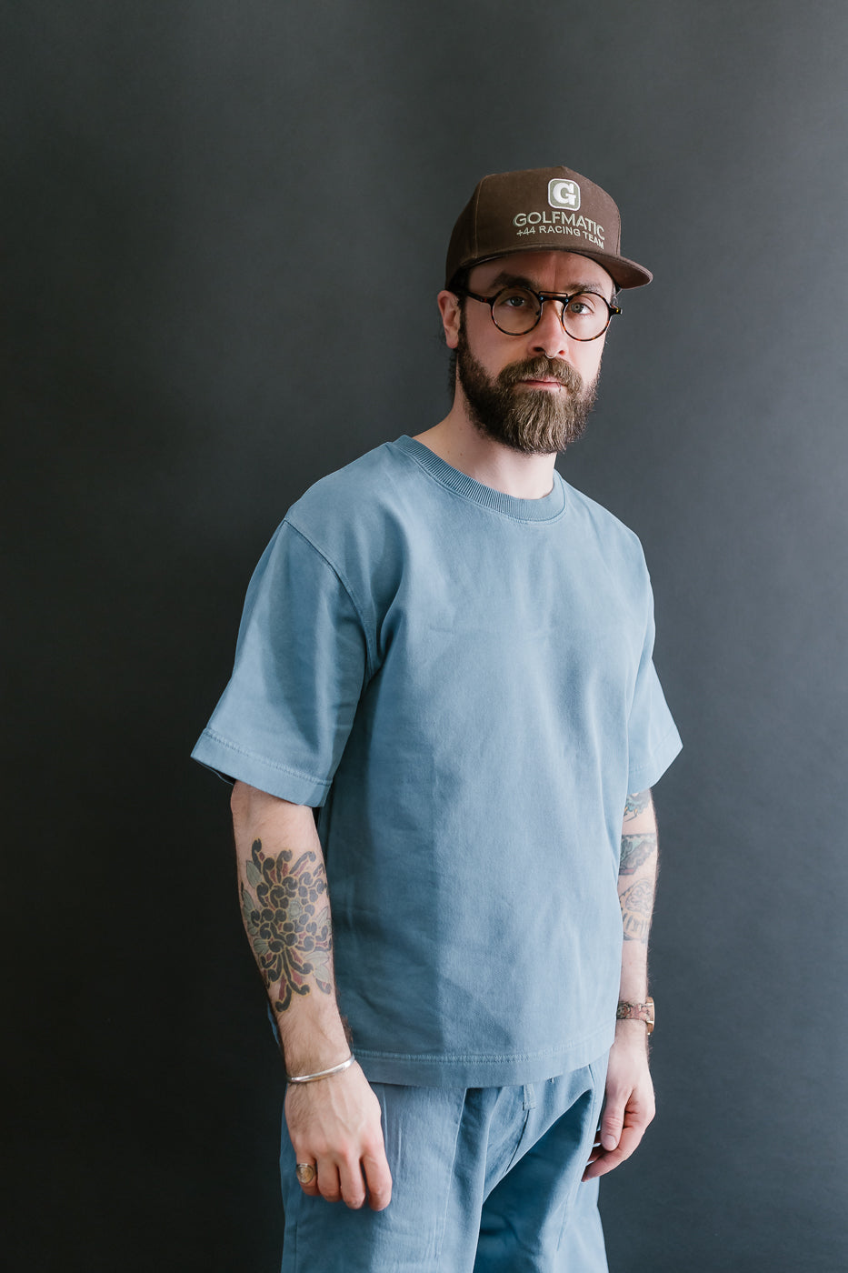 M-J-0001 - Power T Twill Jersey - Gaz Blue