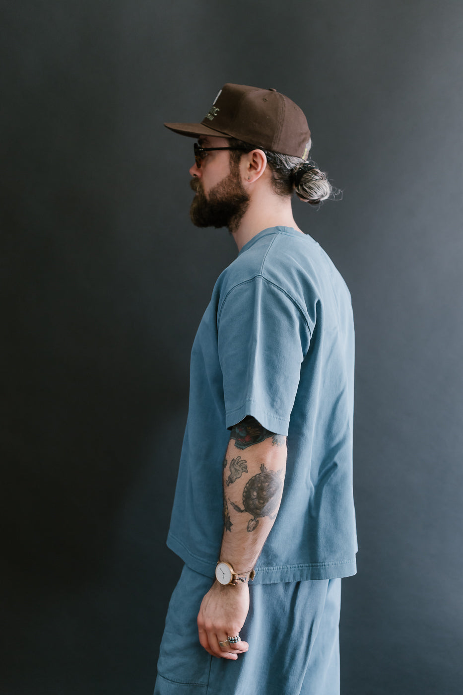 M-J-0001 - Power T Twill Jersey - Gaz Blue
