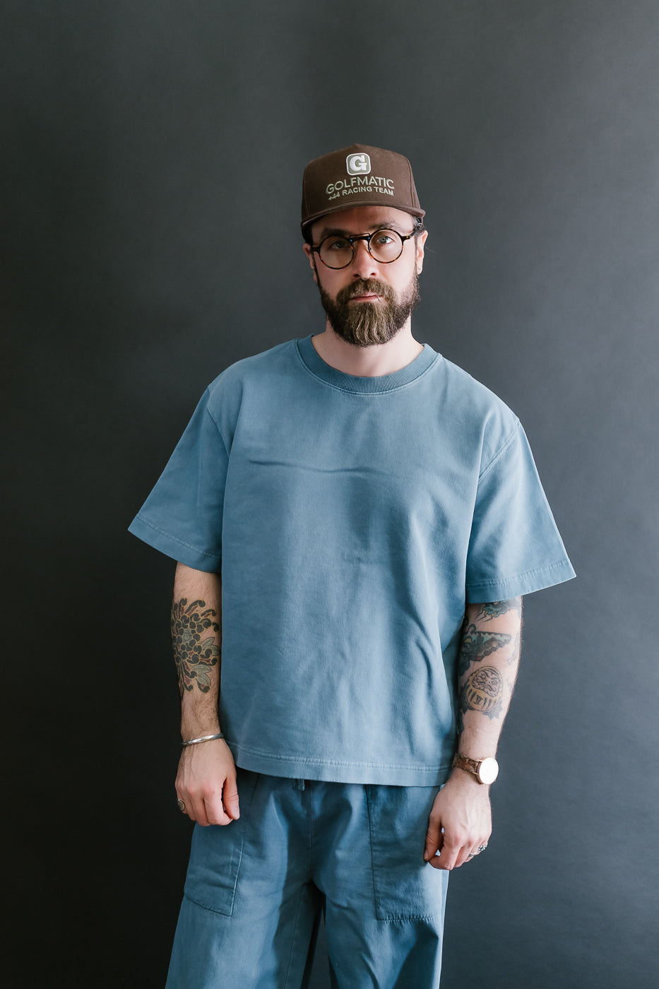 M-J-0001 - Power T Twill Jersey - Gaz Blue
