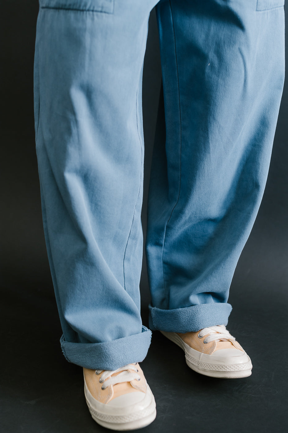 M-J-0003 - Reformer Pants Twill Jersey - Gaz Blue