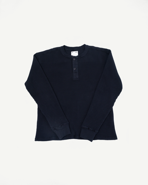 M-J-004 - Henley Sweater Radical Jersey - Black | Dant