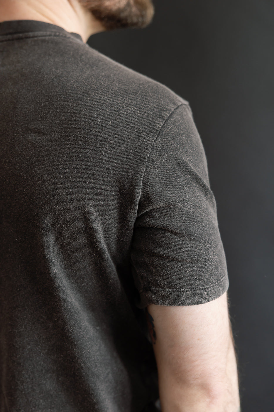 Close-up of male model 5'9