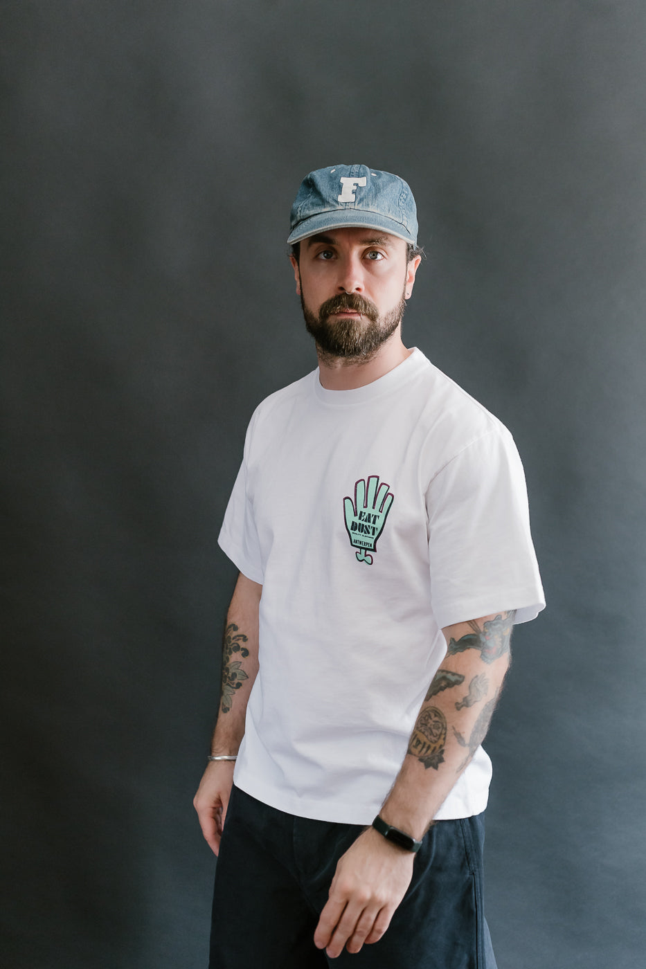 M-J-006 - Russel T-Shirt Antigoon - White