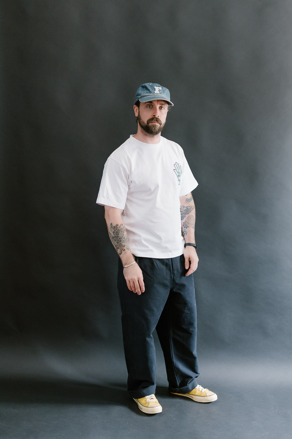 M-J-006 - Russel T-Shirt Antigoon - White