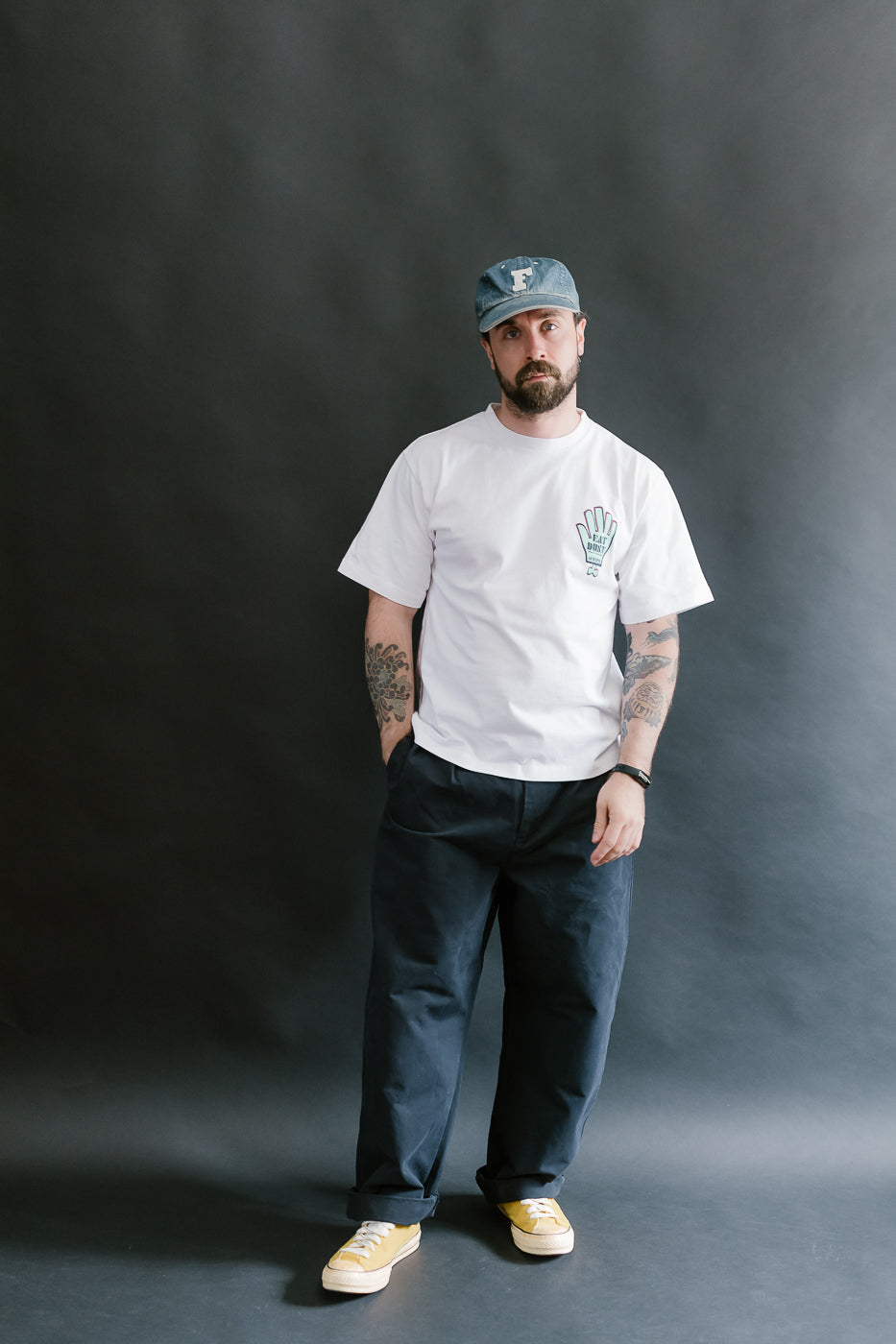 M-J-006 - Russel T-Shirt Antigoon - White