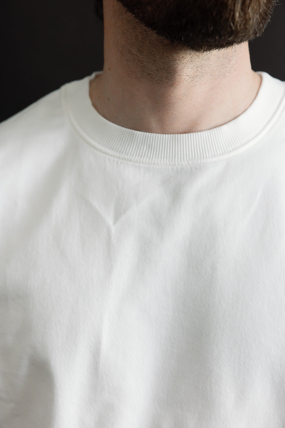 Close-up of male model, 5'9