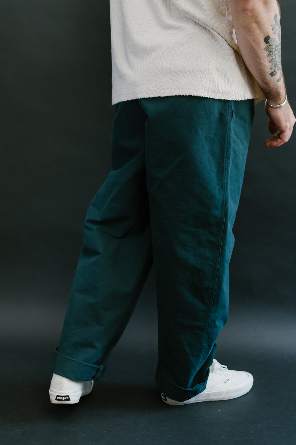 Officer Chino Nebraska Cotton - Petrol | Dant