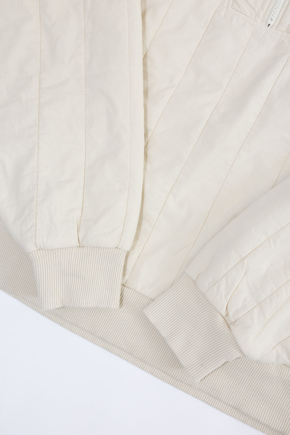 M-J-002 - Oslo Sweater Quilted Cotton - Ecru