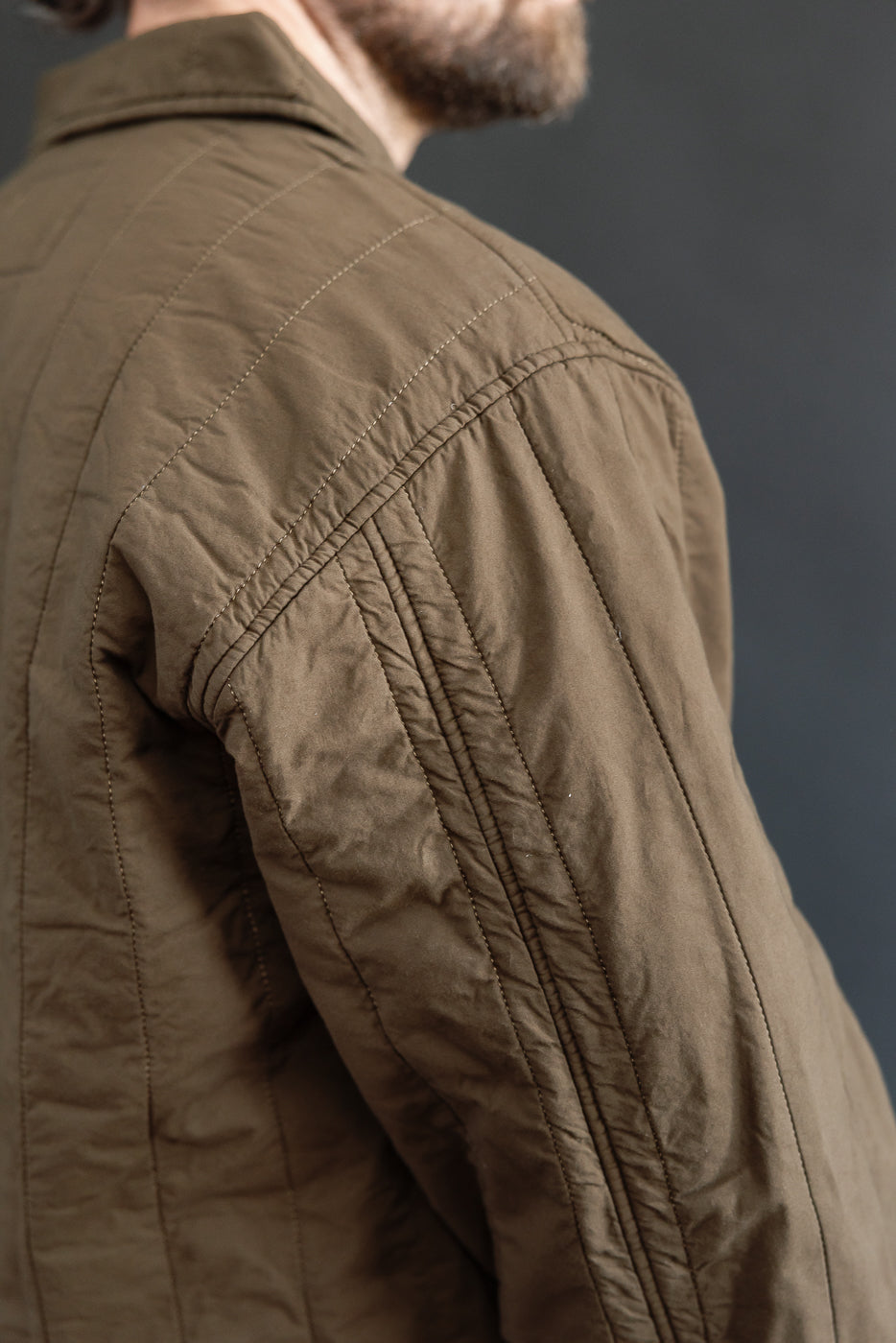 M-B-003 - Sonora Jacket Quilted Cotton - Java Brown