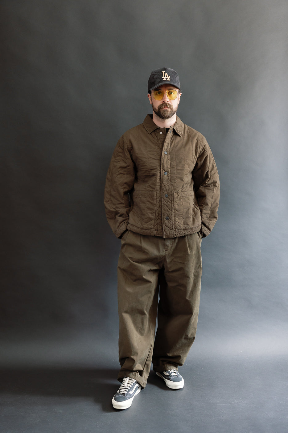 M-B-003 - Sonora Jacket Quilted Cotton - Java Brown