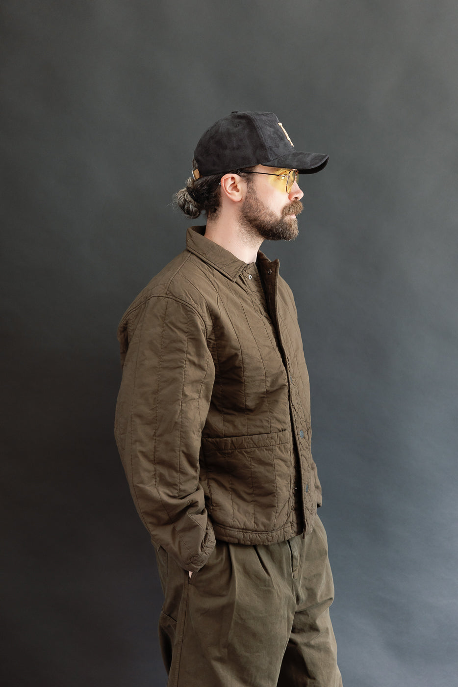 M-B-003 - Sonora Jacket Quilted Cotton - Java Brown