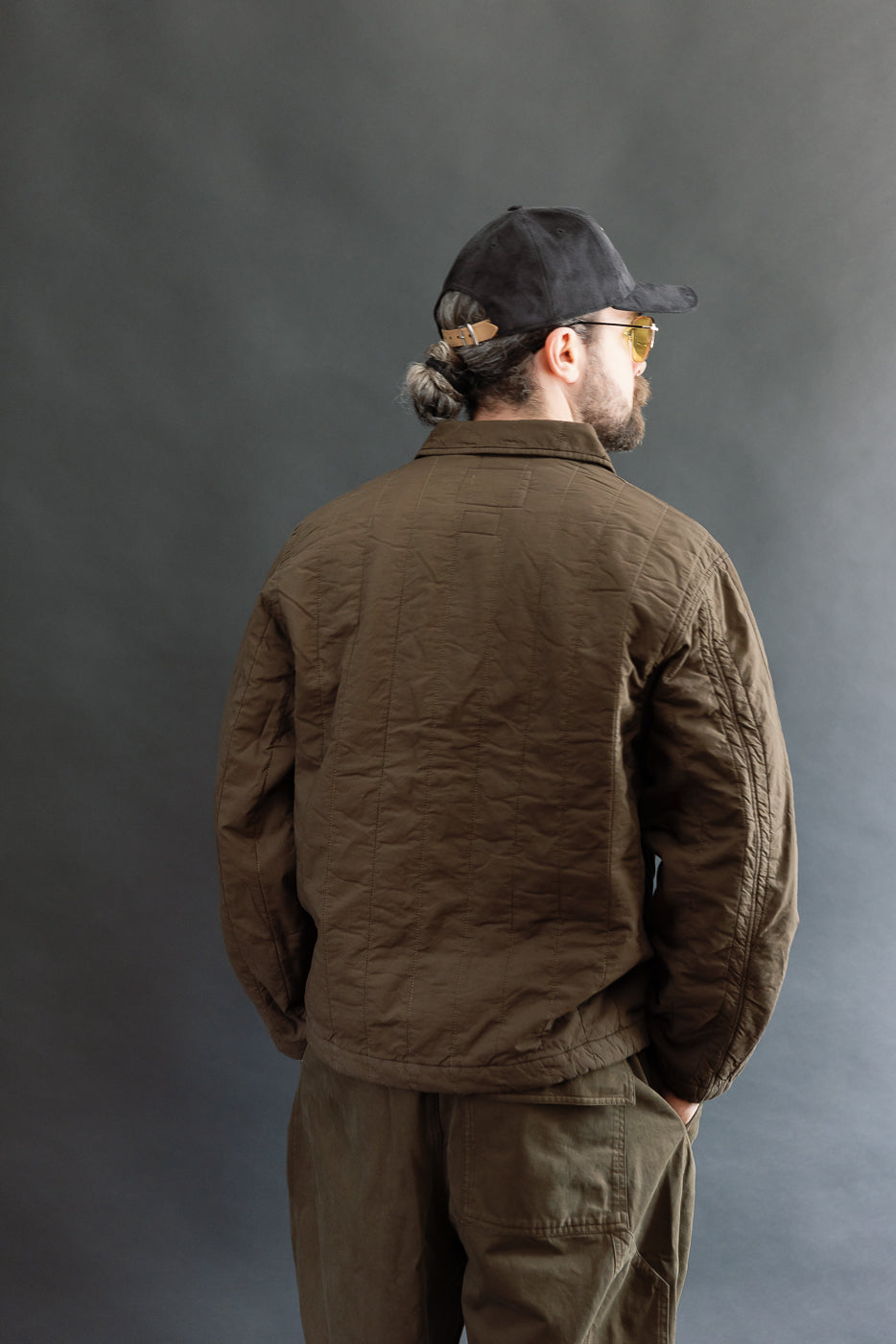 M-B-003 - Sonora Jacket Quilted Cotton - Java Brown