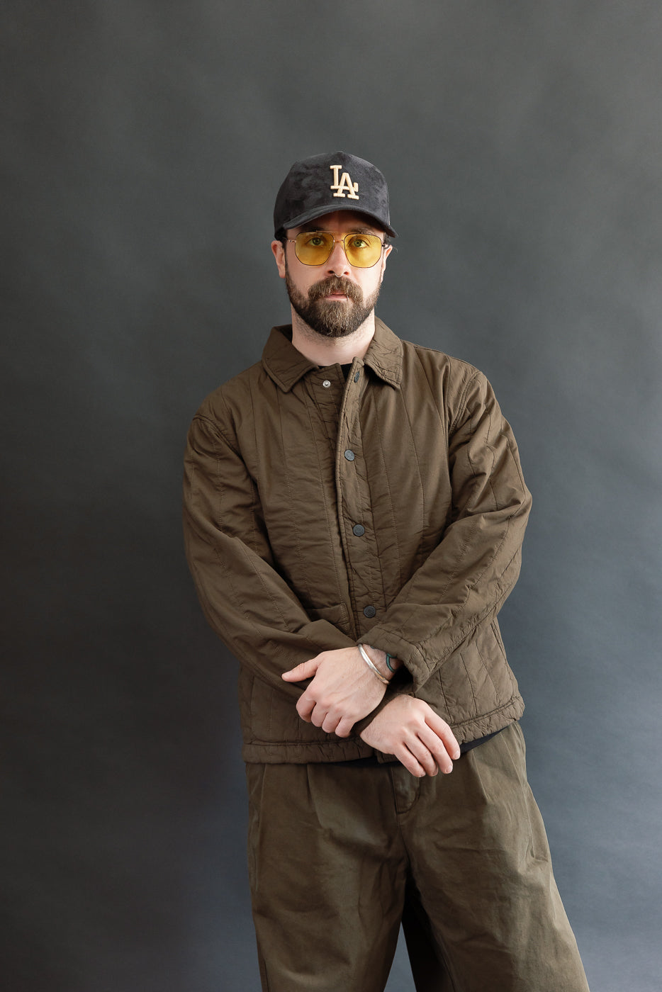 M-B-003 - Sonora Jacket Quilted Cotton - Java Brown