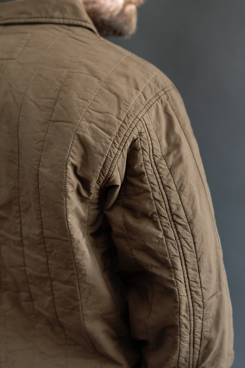 M-B-003 - Sonora Jacket Quilted Cotton - Java Brown