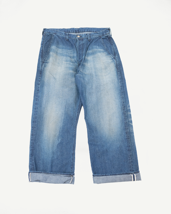 2(g+c) TWWデニム washed-blue XXS/S/long 1121-HW4 - Duke Denim 2 H.W. - Indigo | Dant