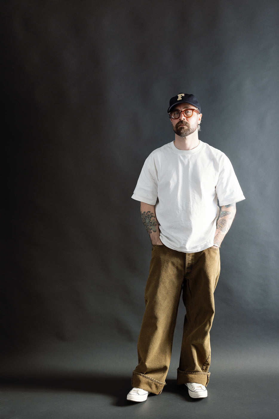 1137CA - Duke 3 Canvas Trousers - Brown