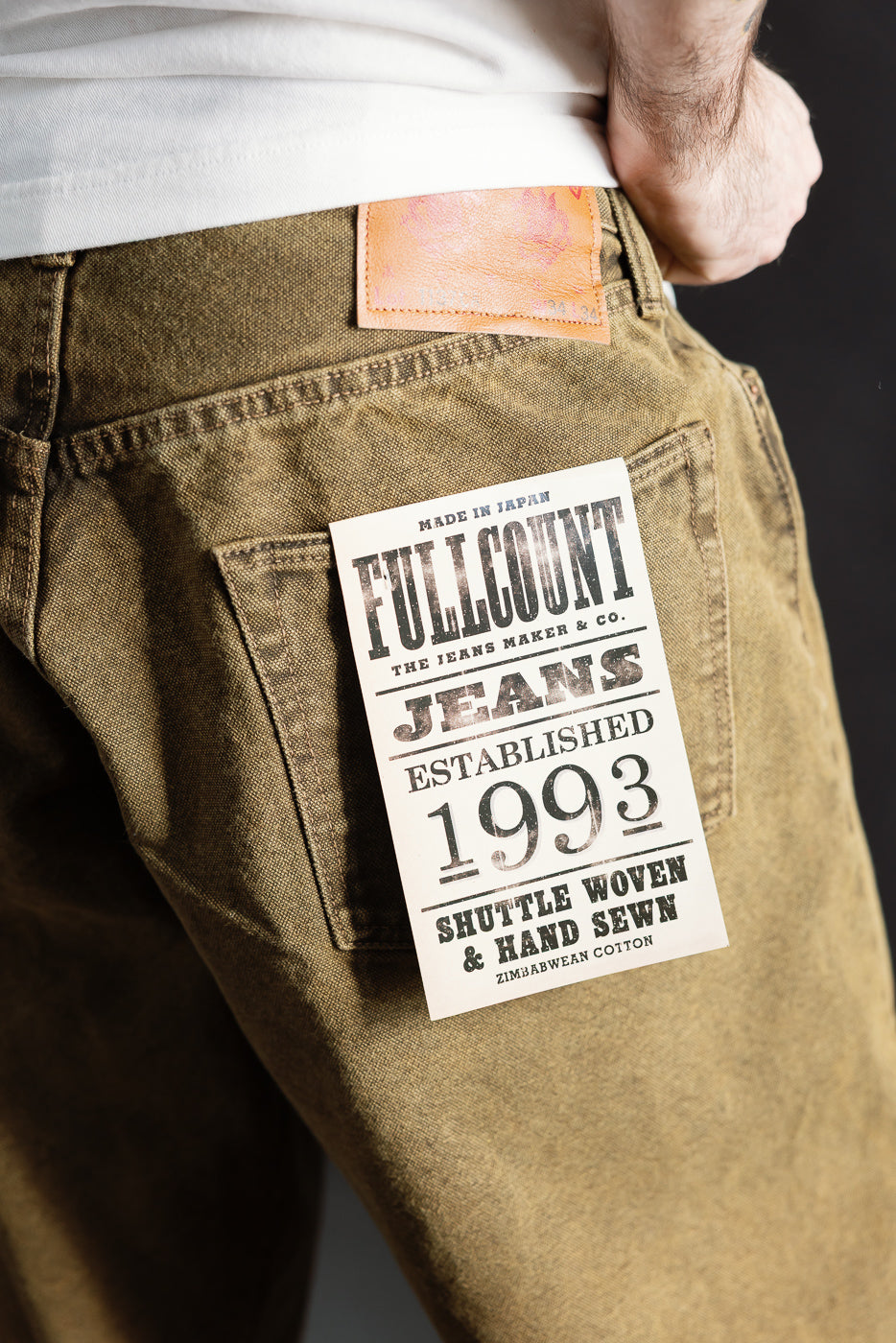 1137CA - Duke 3 Canvas Trousers - Brown
