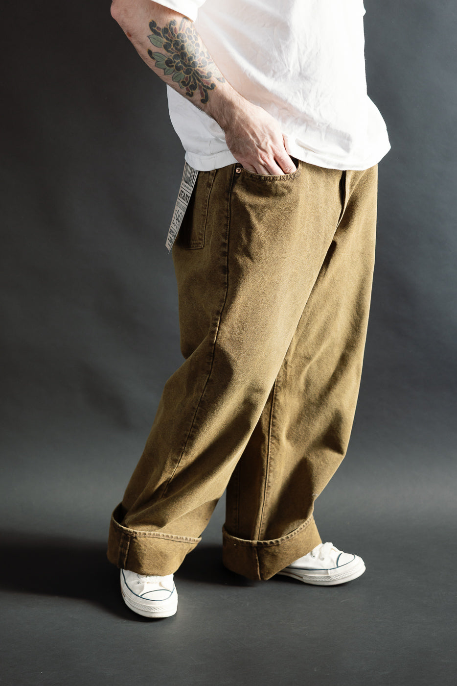 1137CA - Duke 3 Canvas Trousers - Brown