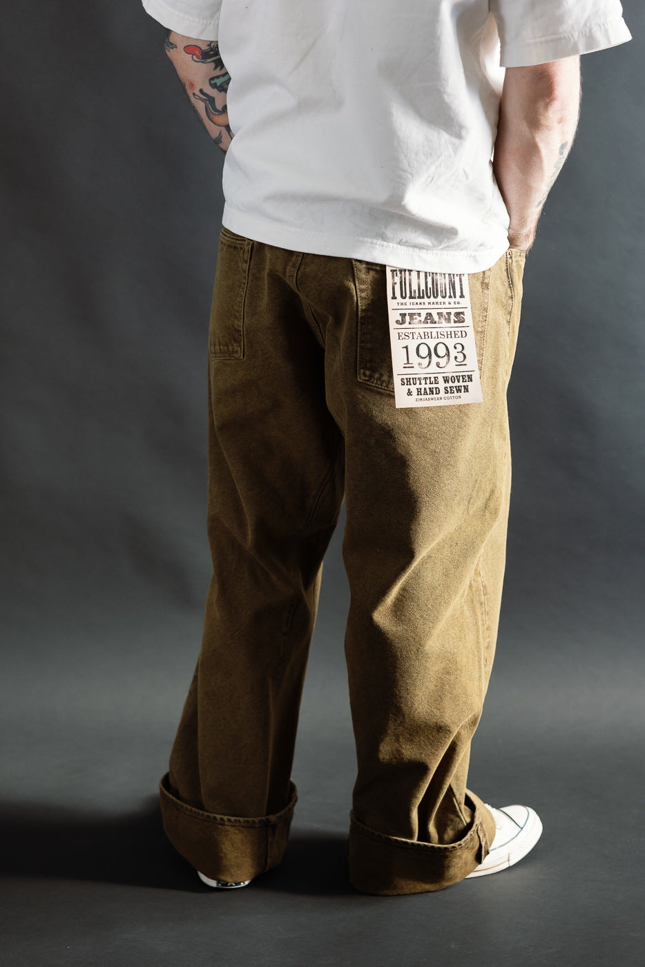 1137CA - Duke 3 Canvas Trousers - Brown