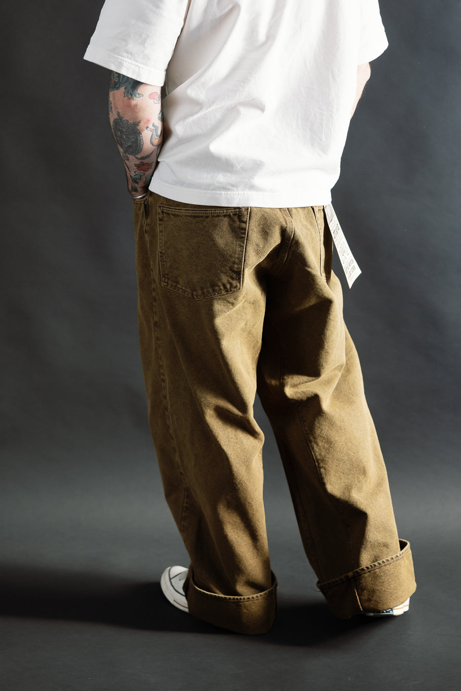 1137CA - Duke 3 Canvas Trousers - Brown