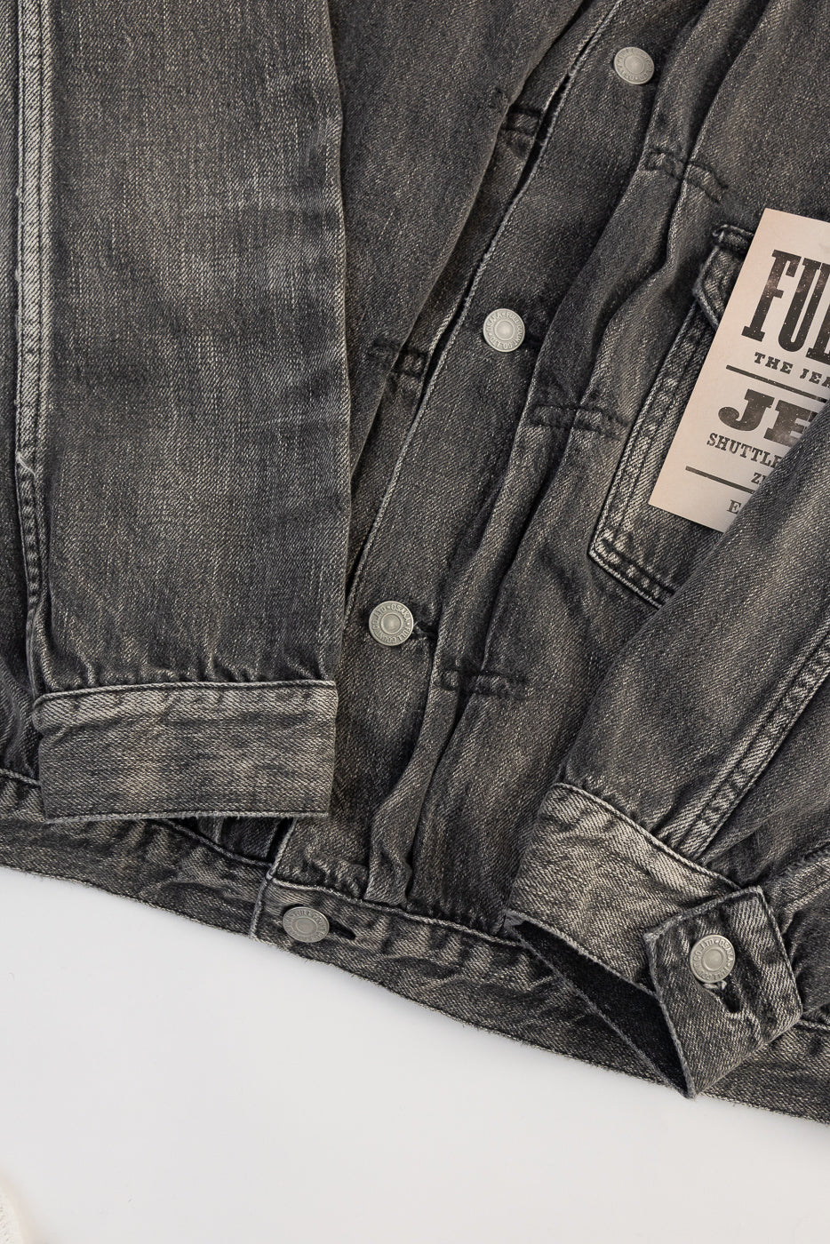 darkwear black coating denim jacket 短丈 2107BKSSHW - 11.5oz 