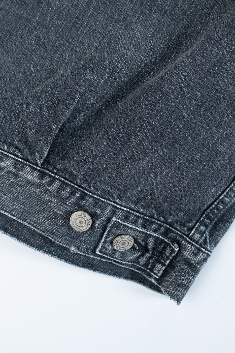 2102BKHW - 13.7oz Black Selvedge Denim Dartford - Type II