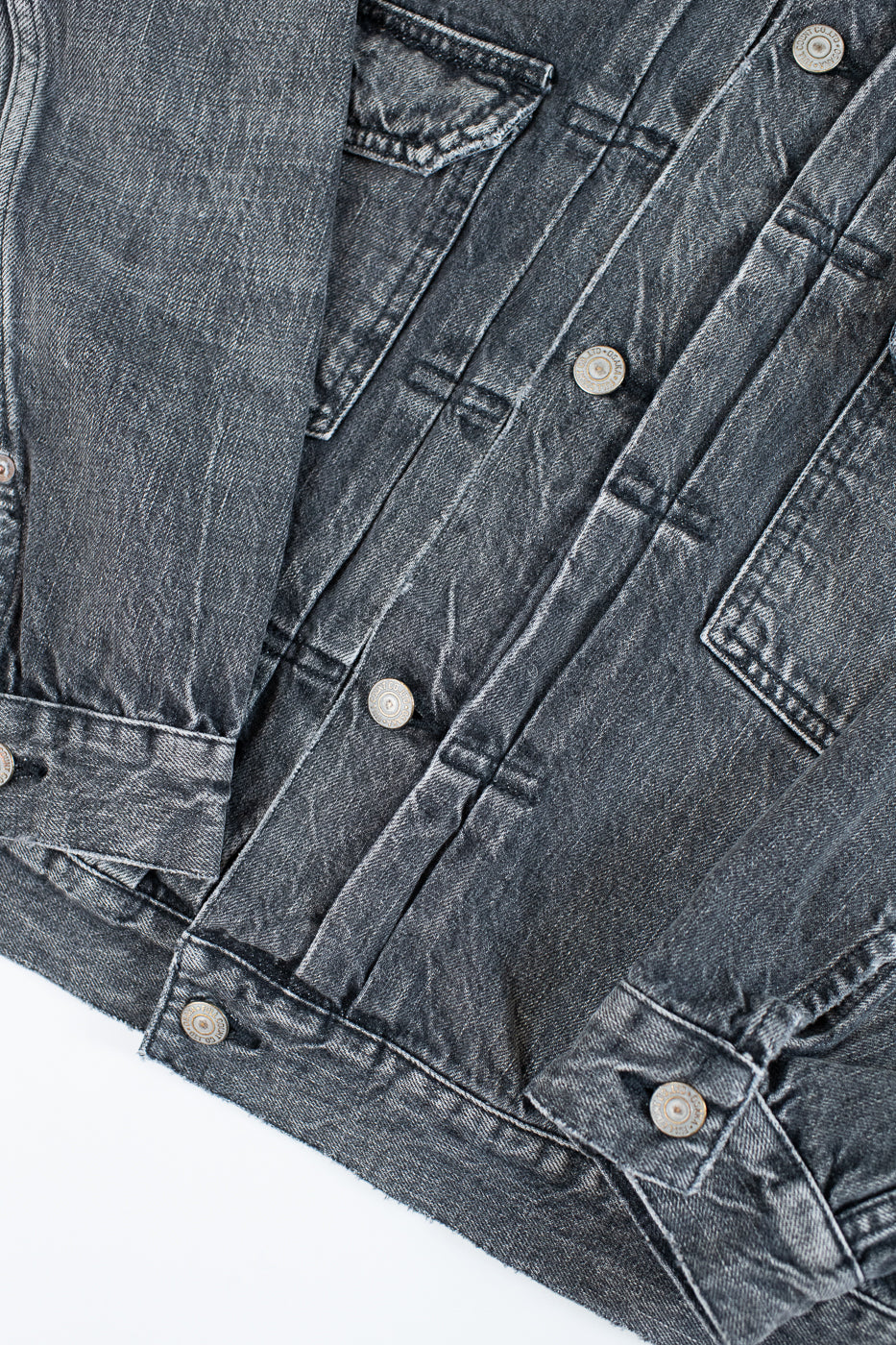 2102BKHW - 13.7oz Black Selvedge Denim Dartford - Type II