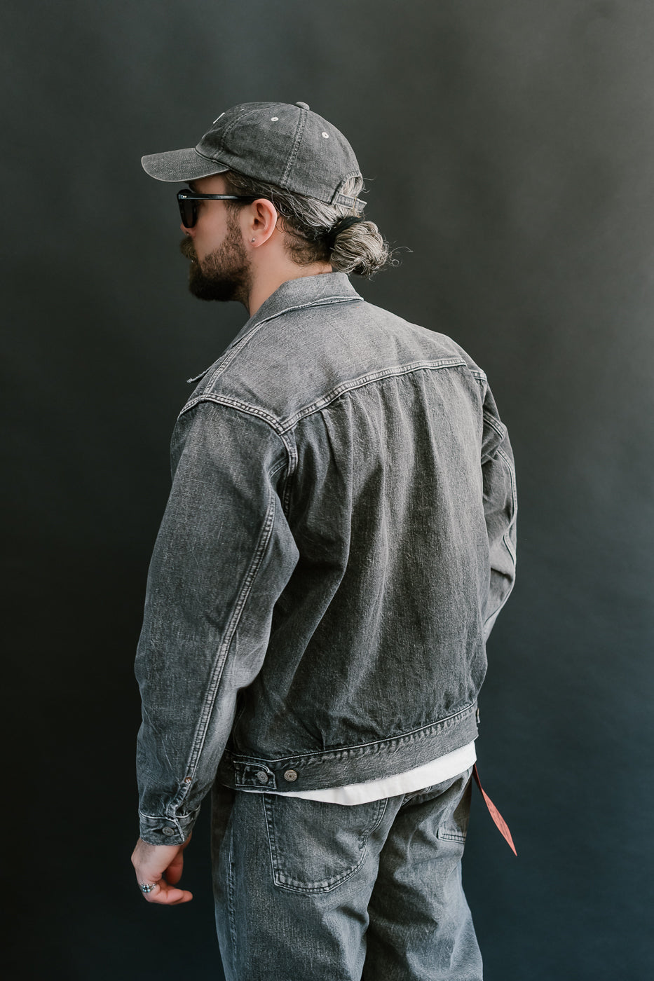 2102BKHW - 13.7oz Black Selvedge Denim Dartford - Type II