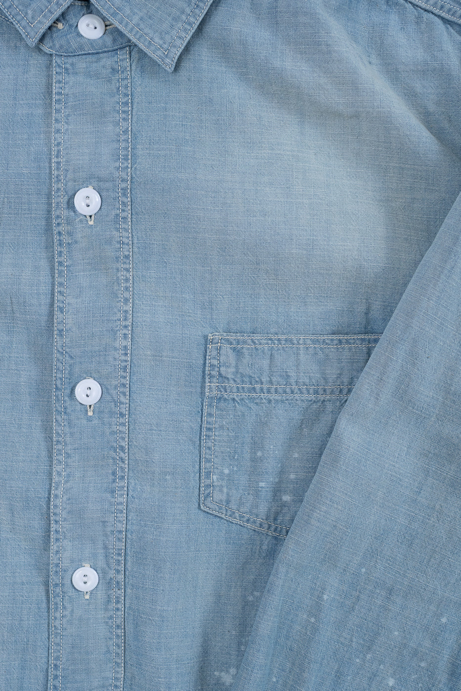 4091HW - 20s Short Chambray Shirt - 