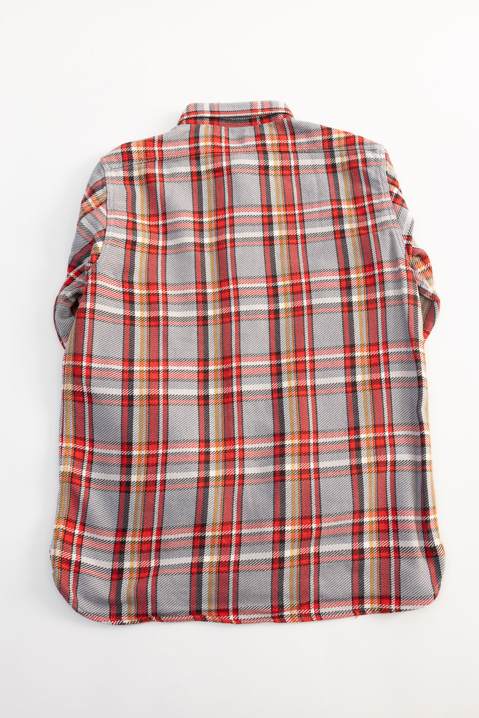 4094 - Original Cotton Check Flannel Work Shirt - Gray, Red