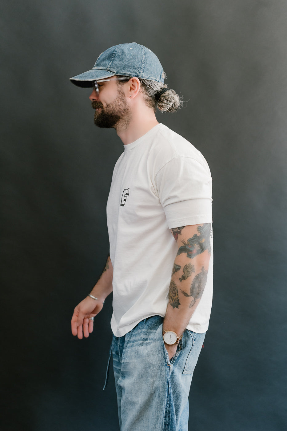 5500PT-15 - Tiger & Dragon T-Shirt - White
