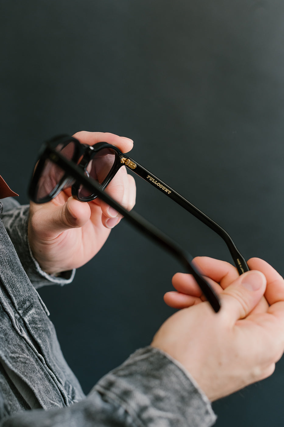 6022-3 - Old Parisien Sunglasses - Black x Black