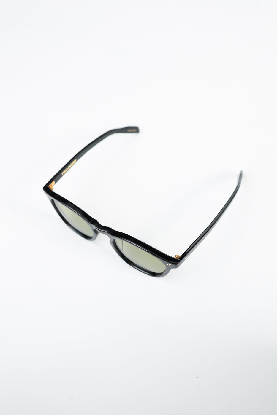 6022-3 - Old Parisien Sunglasses - Black x Green