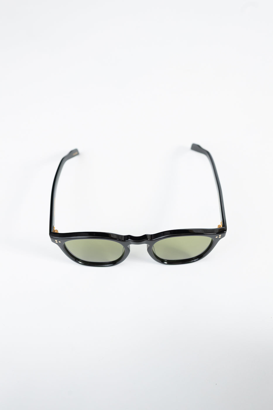 6022-3 - Old Parisien Sunglasses - Black x Green