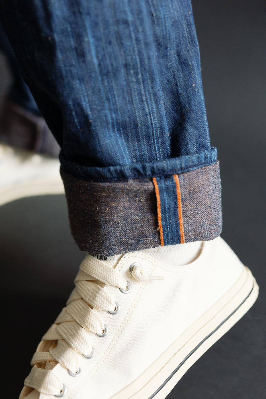 Lot 2 - 13oz Aizome x Persimmon Naturally Dyed Nep Selvedge Jeans