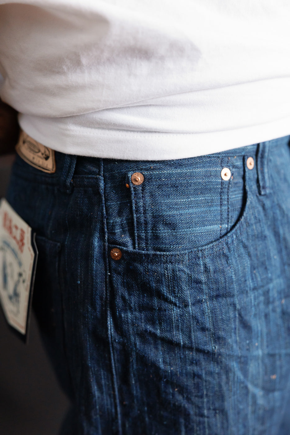 Lot 2 - 13oz Aizome x Persimmon Naturally Dyed Nep Selvedge Jeans
