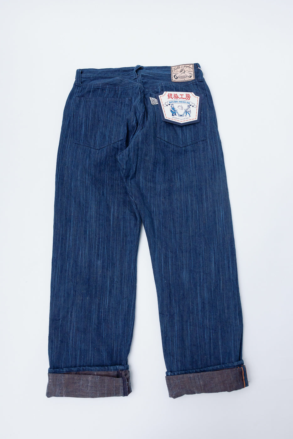 Lot 2 - 13oz Aizome x Persimmon Naturally Dyed Nep Selvedge Jeans