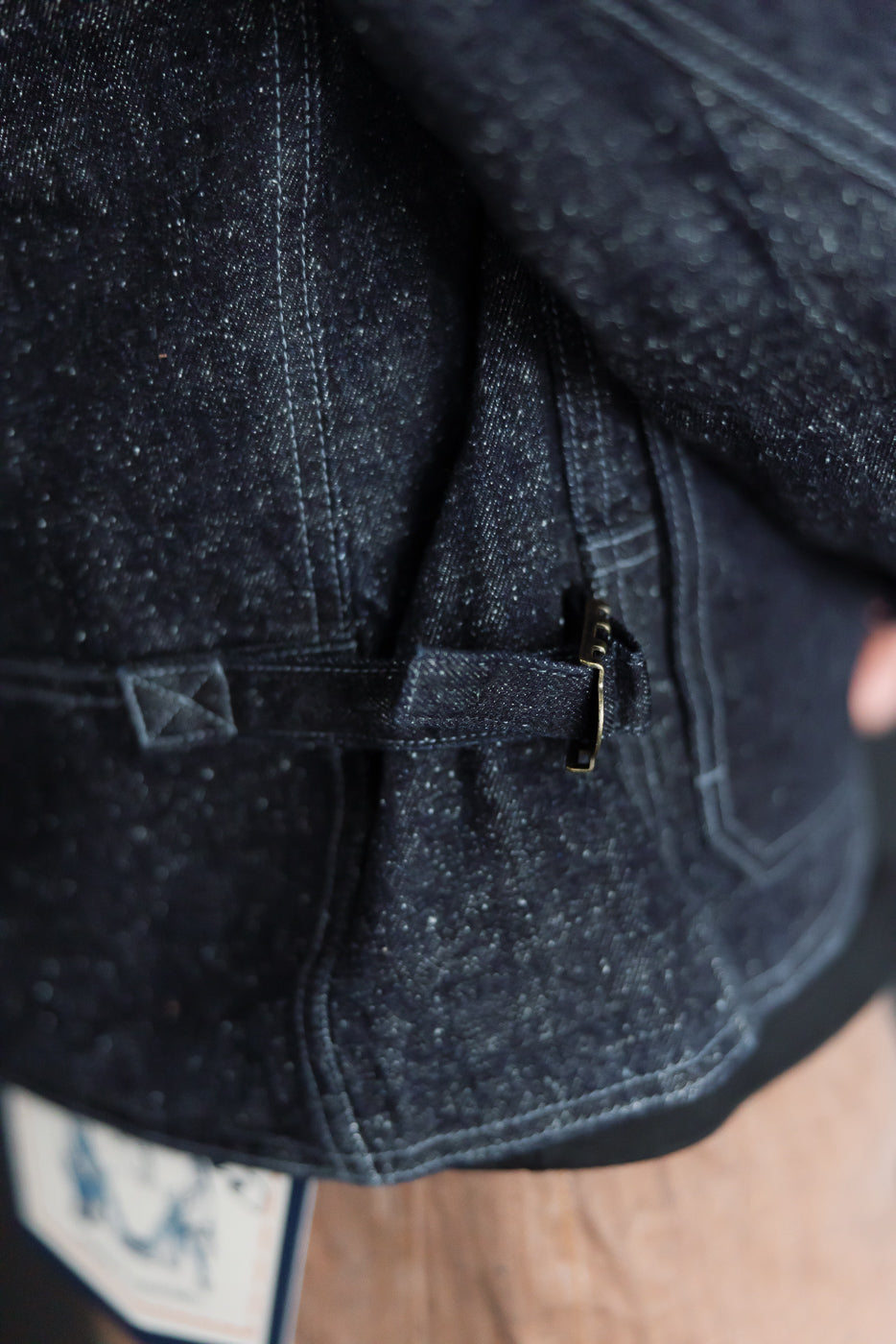 13oz G-8 Nep Denim Flight Jacket - Indigo | Dant