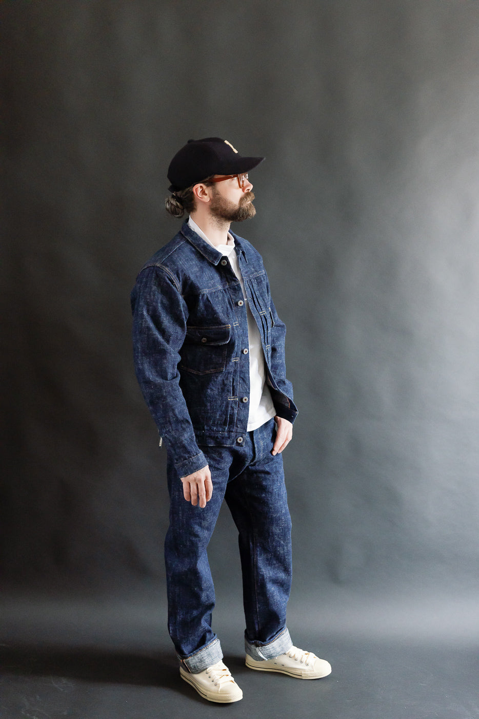 15oz Skein Dyed Slubby Blue Indigo Selvedge - Type II Denim Jacket