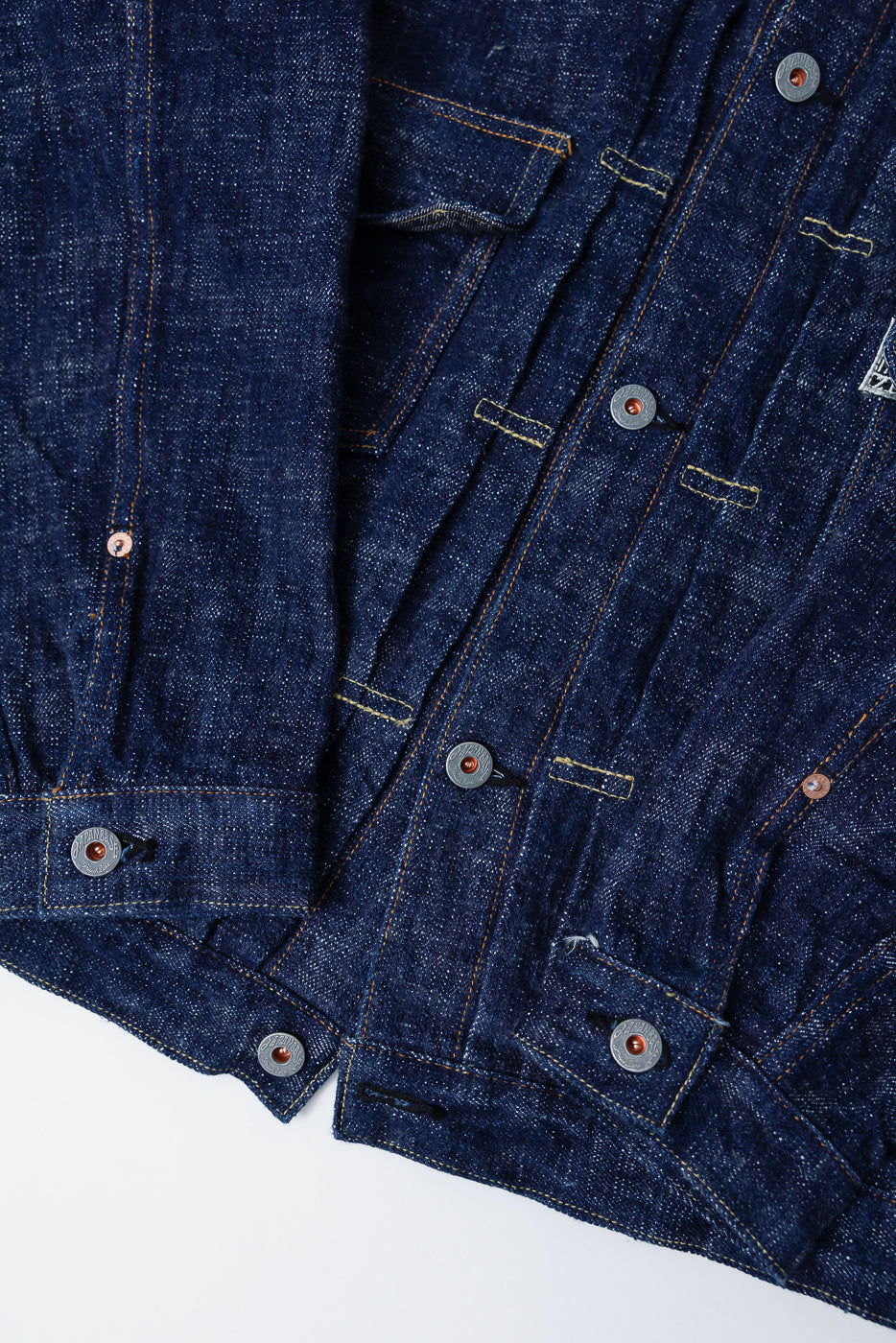 15oz Skein Dyed Slubby Blue Indigo Selvedge - Type II Denim Jacket